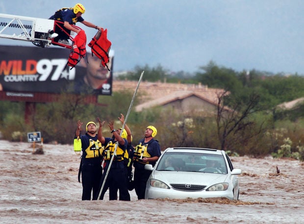 Monsoon causes problems on Tucson streets